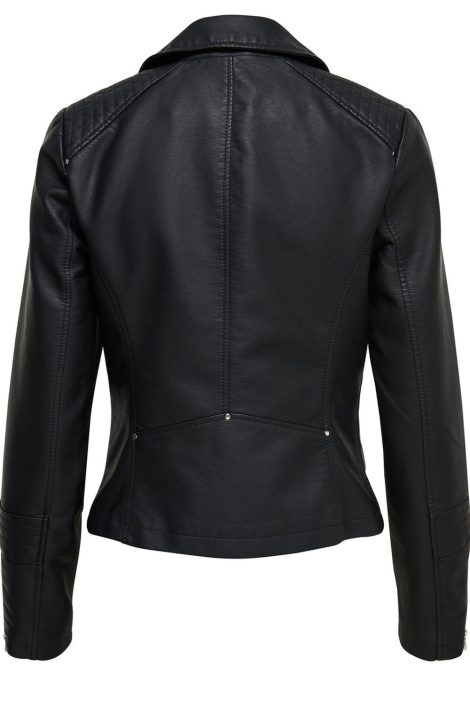 Only onlgemma faux leather biker otw noo